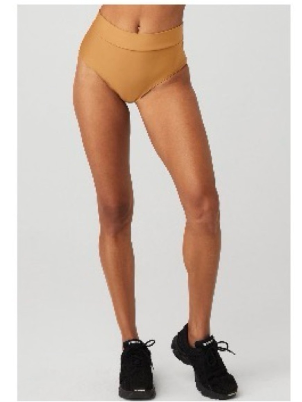 ALO Yoga High-Waist “Bikini Bottoms” - airlift record breaker boyshort